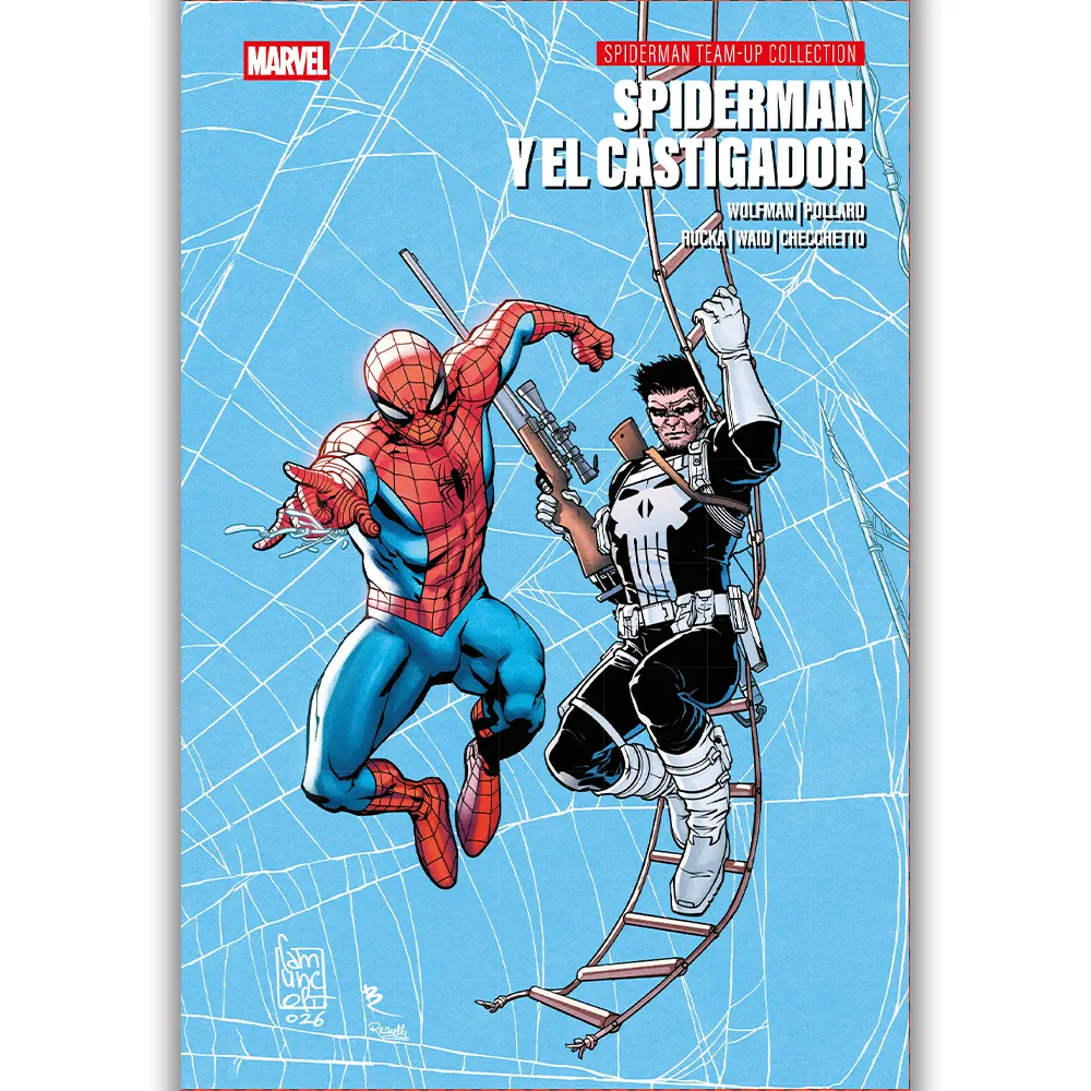 Portada Cómic spiderman team up collection: spiderman y el castigador