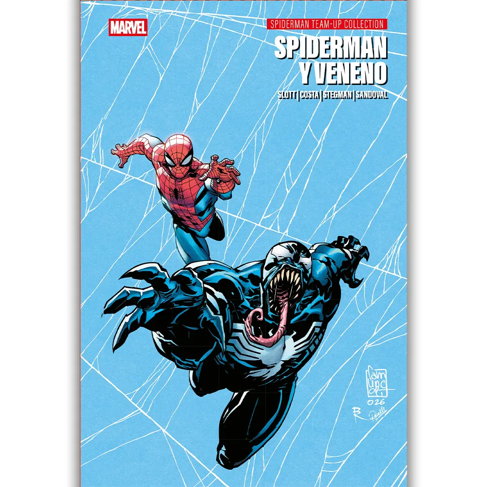 Portada Cómic spiderman team up collection: spiderman y veneno
