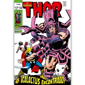 Portada Cómic biblioteca marvel 130. el poderoso thor 14