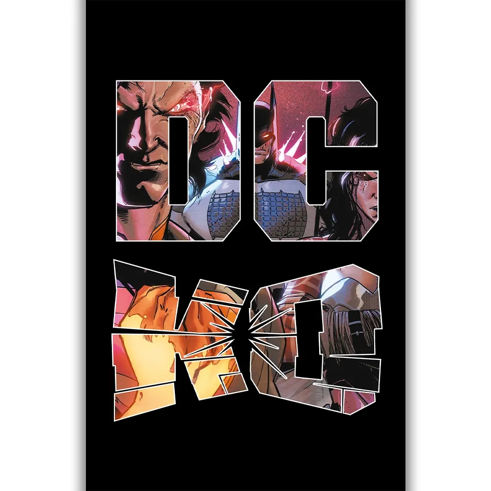 Portada Cómic dc k.o. 04 (portada alternativa con acetato )