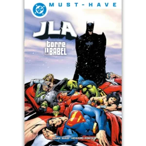 Portada Cómic dc must have. jla: torre de babel