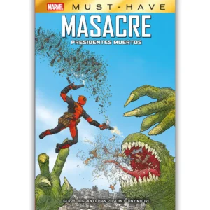 Portada Cómic marvel must have. masacre: presidentes muertos