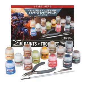 warhammer 40.000: set de pintura y herramientas nueva edicion
