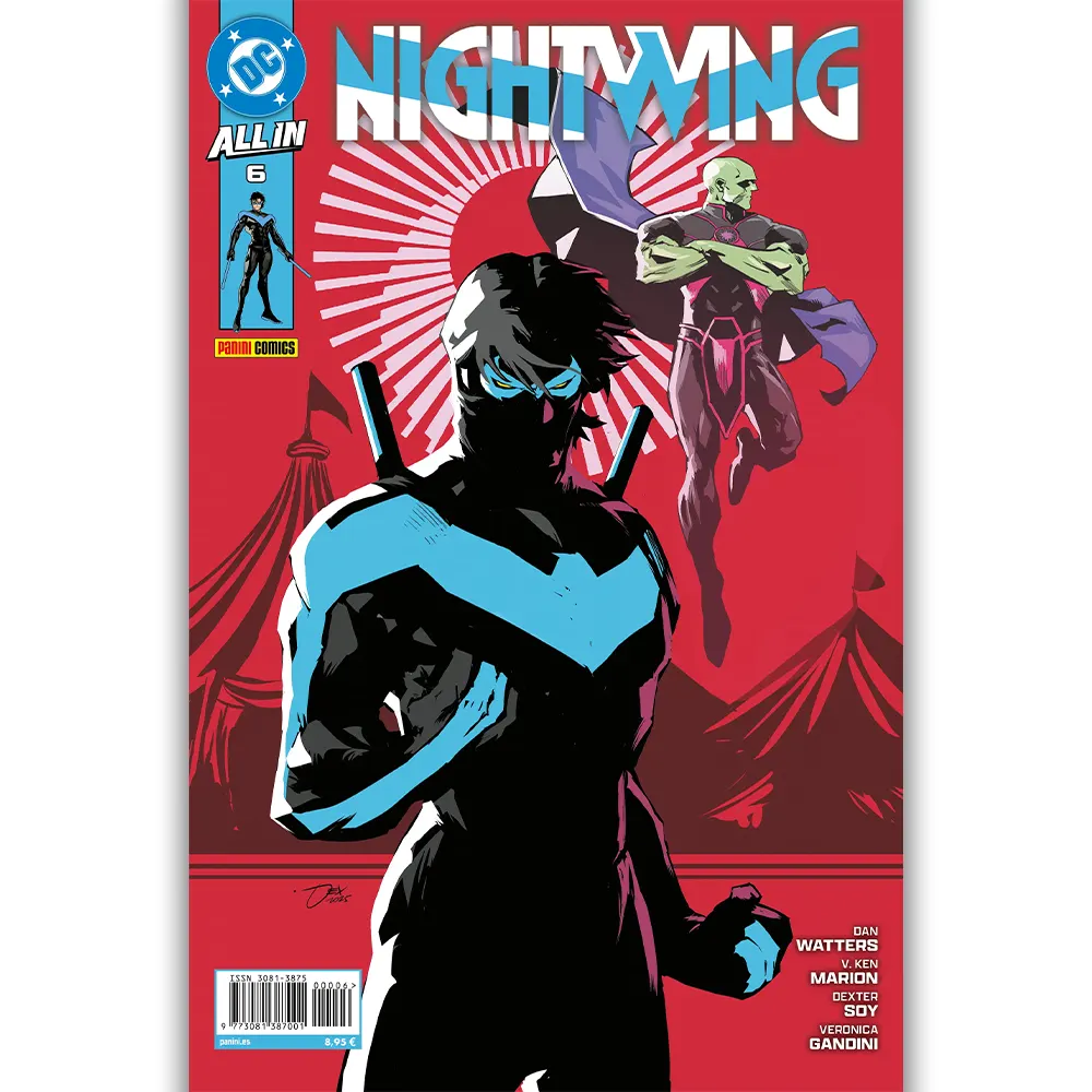 Portada Cómic all in nightwing 06
