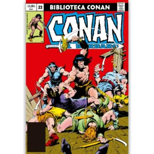 Portada Cómic biblioteca conan. conan el barbaro 23