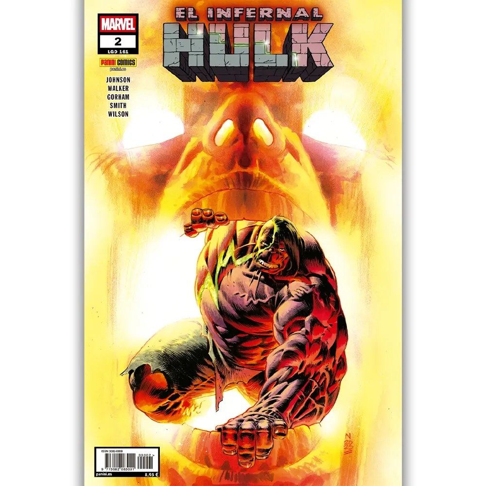 Portada Cómic el infernal hulk 02