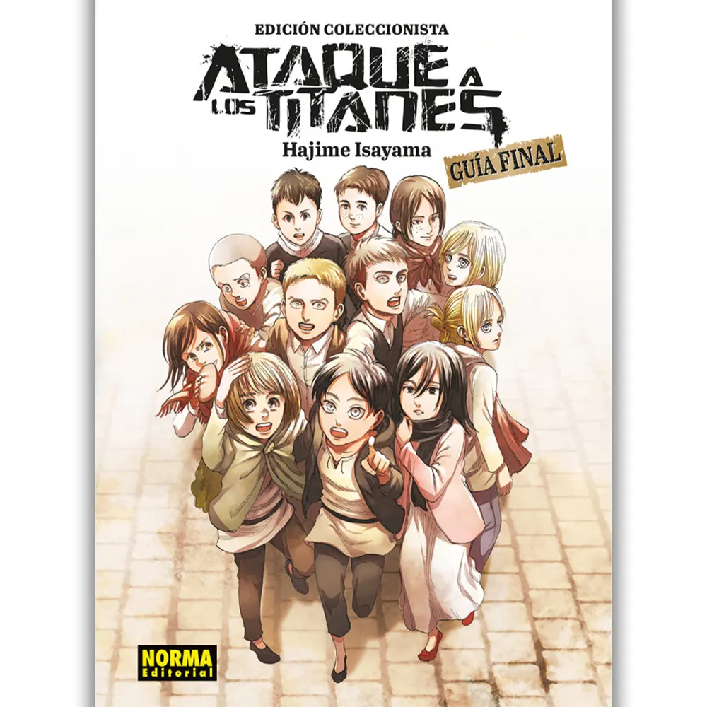 Portada Manga guia ataque a los titanes edicion coleccionista: guia final