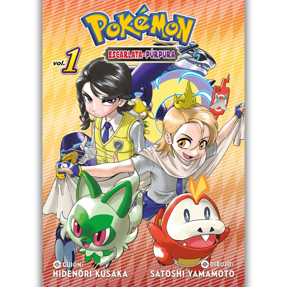 Portada Manga pokémon escarlata y púrpura 1