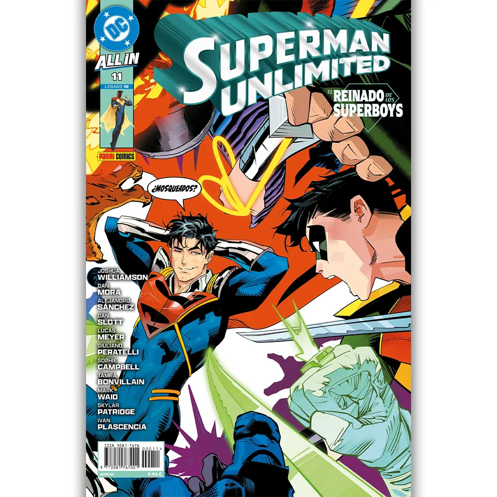 Portada Cómic superman unlimited 11 el reinado de los superboys 02