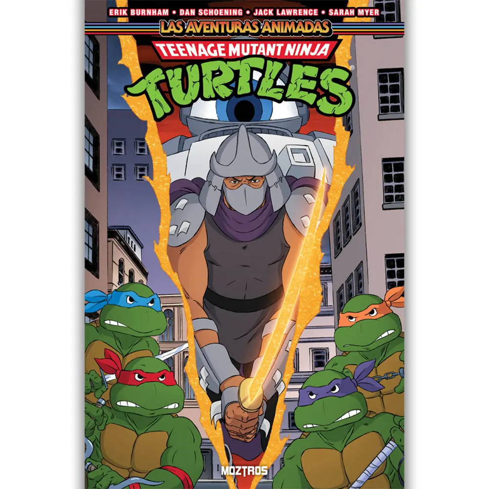 Portada Cómic teenage mutant ninja turtles: las aventuras animadas vol.04