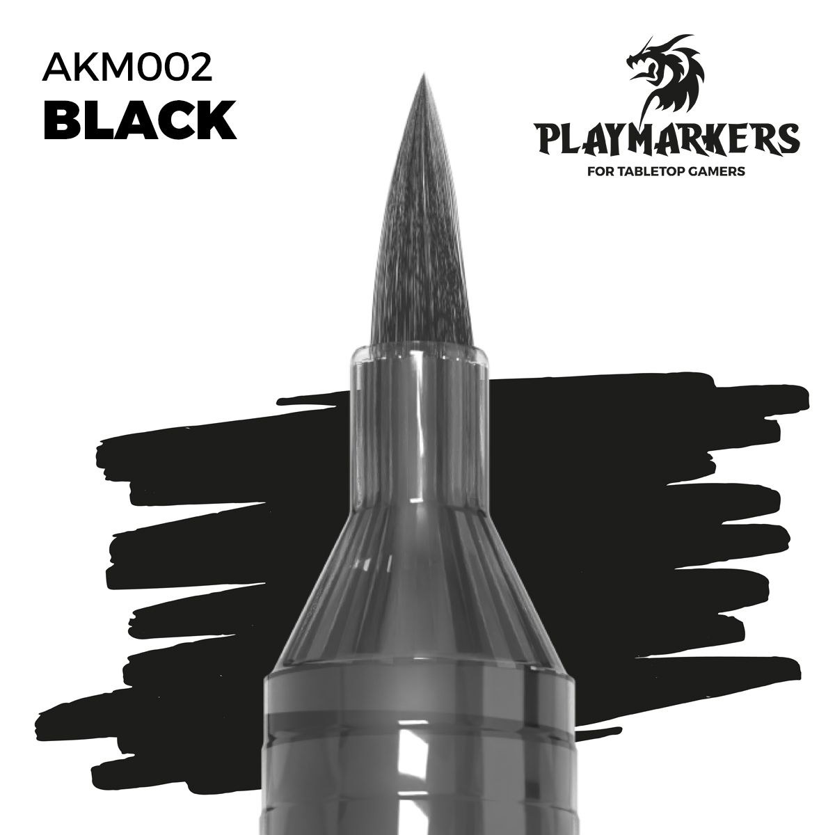 rotulador ak playmarker akm002 negro (black)
