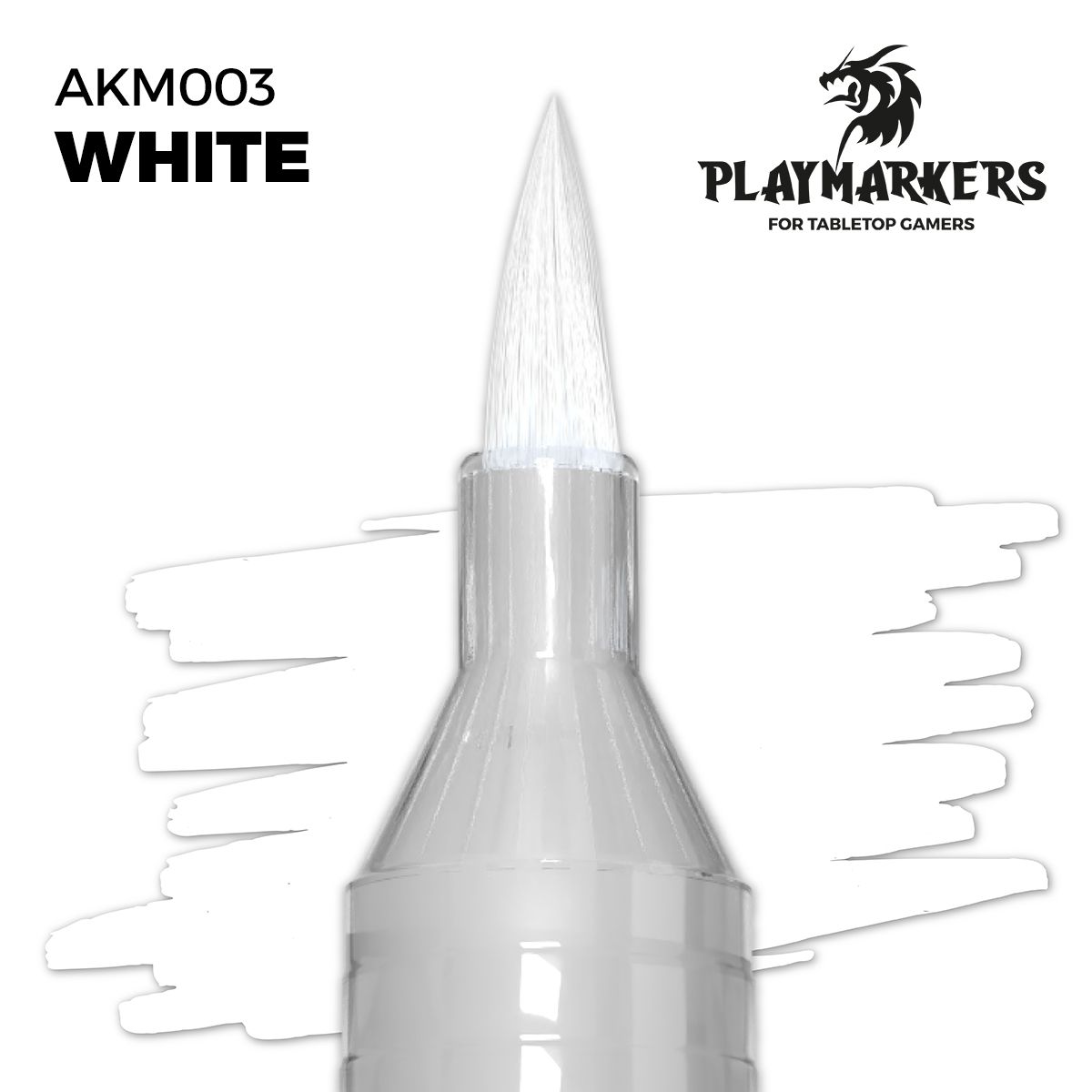 rotulador ak playmarker akm003 blanco (white)