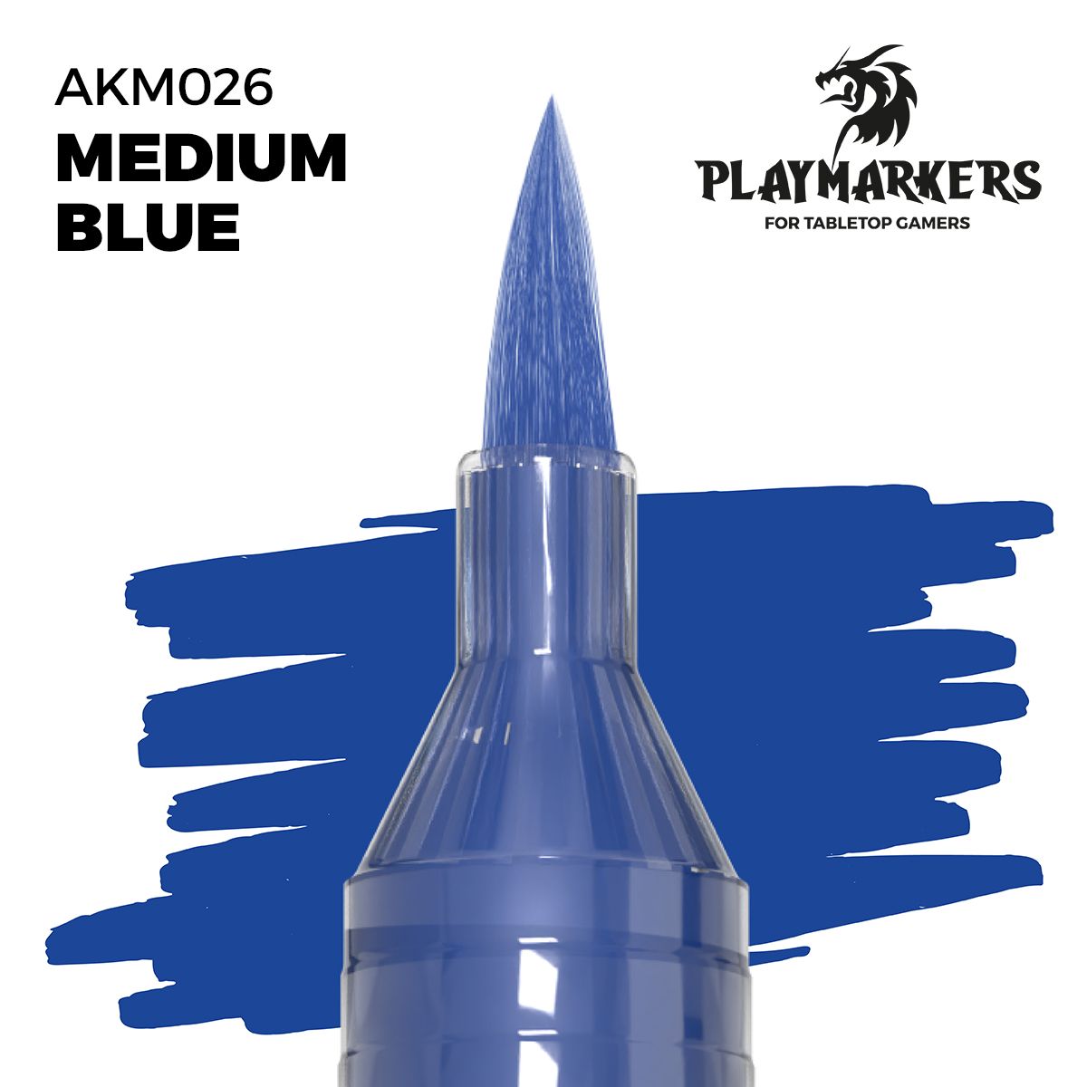 rotulador ak playmarker akm026 azul medio (medium blue)