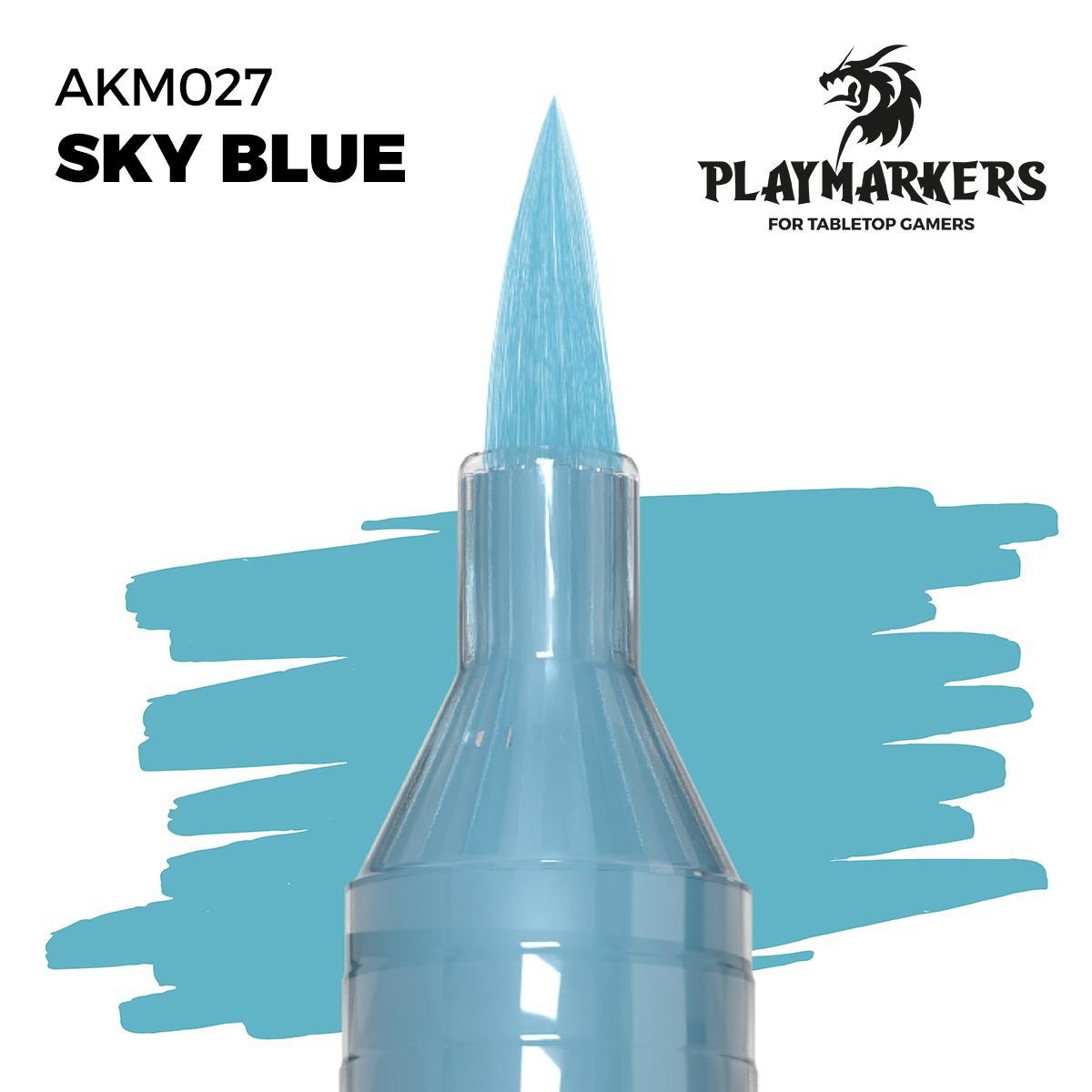 rotulador ak playmarker akm027 azul cielo (sky blue)
