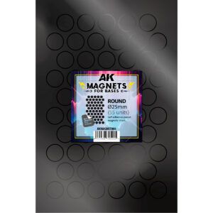 imanes redondos para peanas 25mm 55 unidades (akmagnet006)