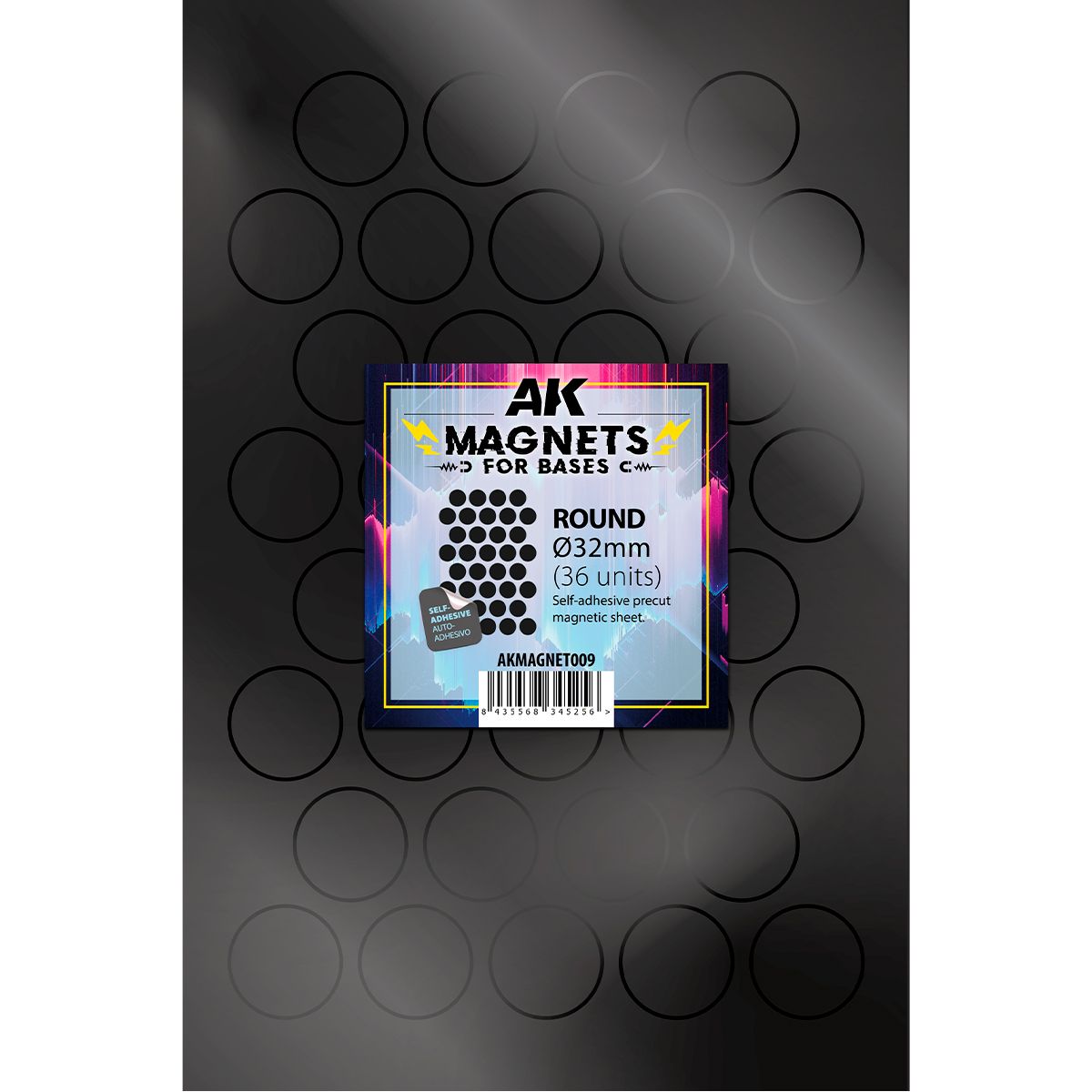 imanes redondos para peanas 32mm 36 unidades (akmagnet009)