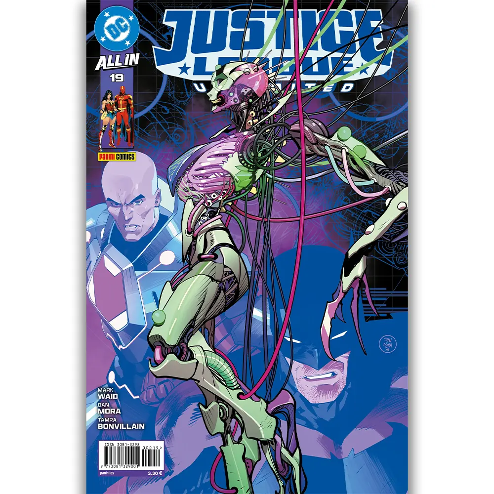 Portada Cómic all in justice league unlimited 19