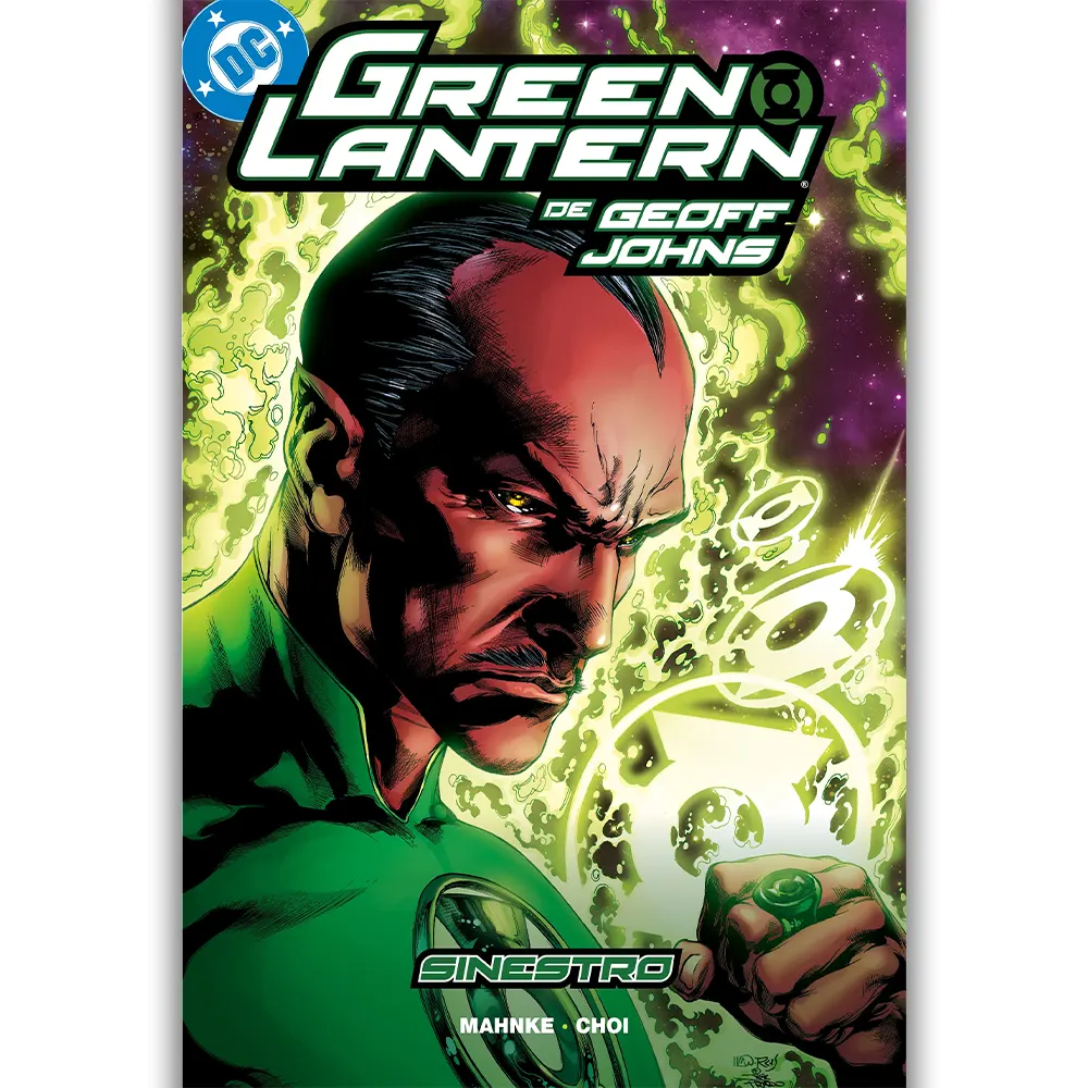 Portada Cómic biblioteca green lantern de geoff johns 16 sinestro