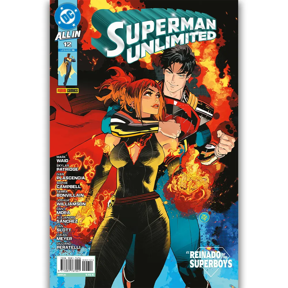 Portada Cómic superman unlimited 12