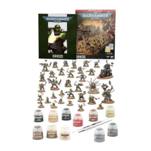 Portada warhammer 40.000: guía de inicio con orkos